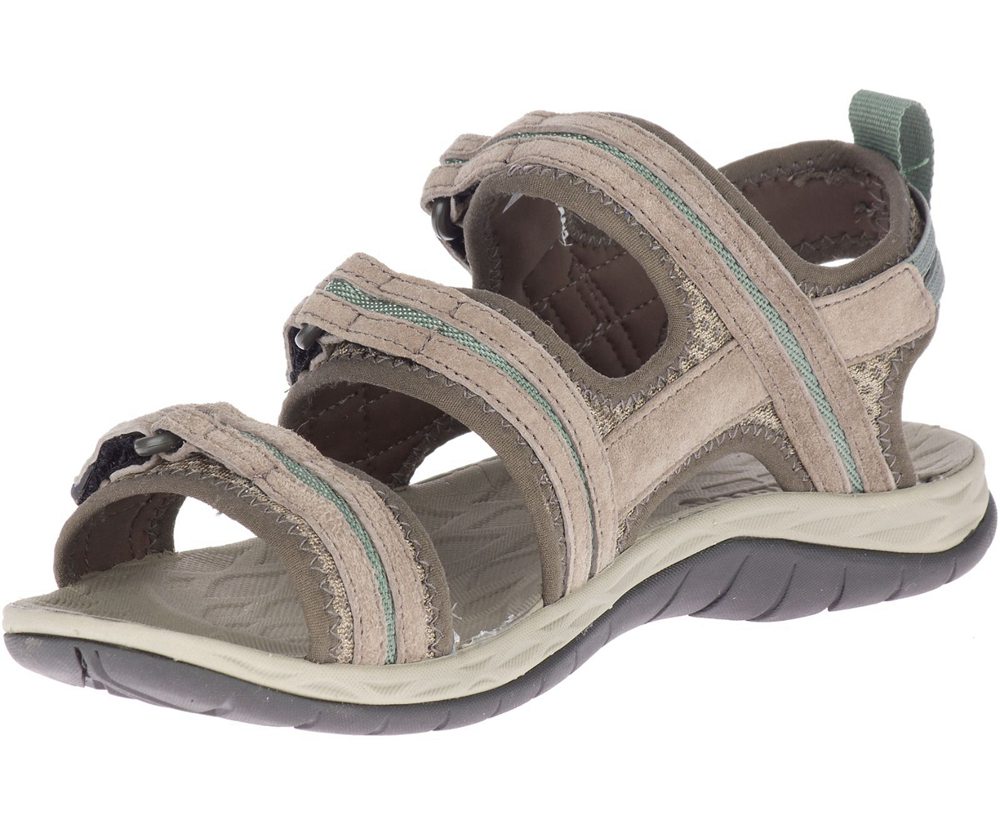 Merrell Sandals Grey - Siren 2 Strap - Womens 57SQUGWCY